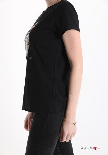 T-shirt in Cotone Fantasia animali - ph 3