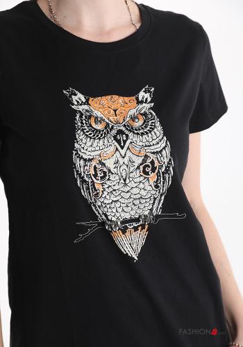 T-shirt in Cotone Fantasia animali - ph 4