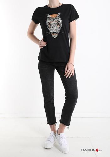 T-shirt in Cotone Fantasia animali - ph 5