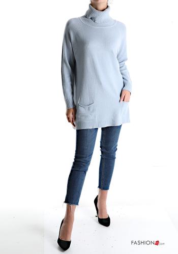 Maglione a collo alto con tasche - ph 5