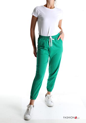 Pantalone sportivo in Cotone con tasche con fiocco - ph 5