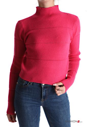 Maglione a collo alto