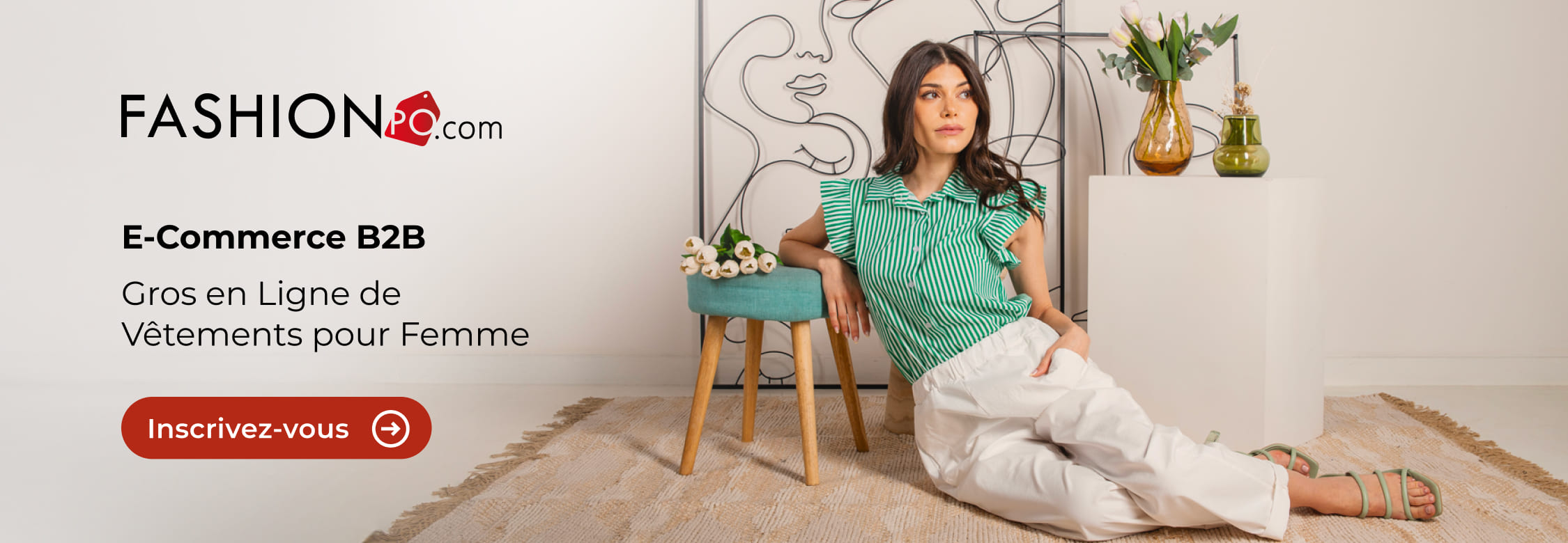 Inscrivez-vous, Vente en Gros en Ligne de Vêtements pour Femme